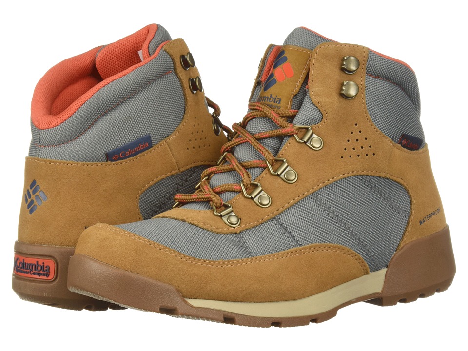 Columbia Endicott Classic Mid WP (TI Grey Steel/Red Canyon) Women's Shoes