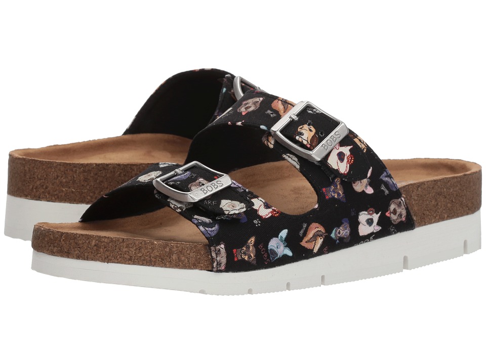 BOBS from SKECHERS Bobs Bohemian - Canine (Black) Women's Shoes