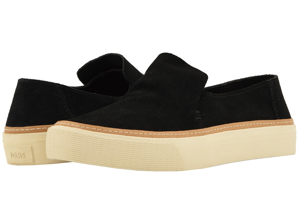 TOMS Sunset (Black Suede) Slip-On Shoes