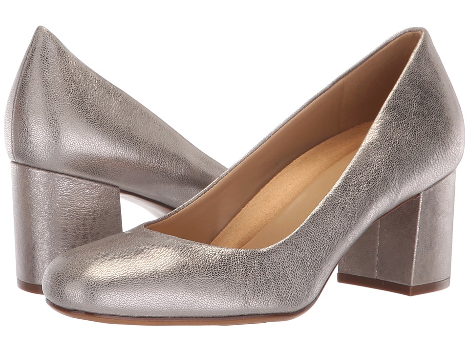Naturalizer Whitney (Dark Silver Metallic Dust Leather) High Heels