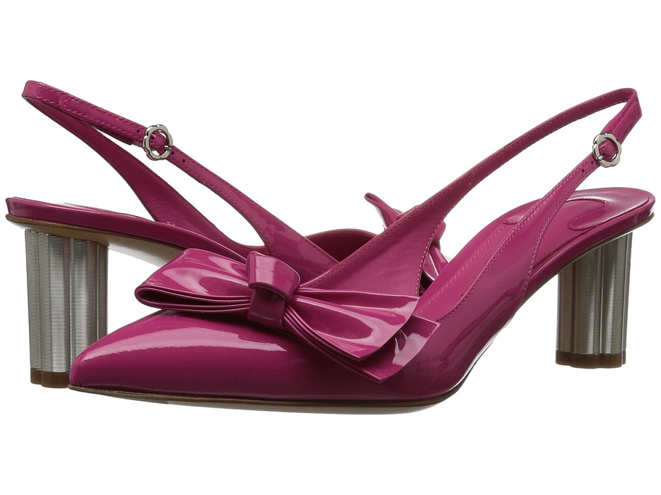 Salvatore Ferragamo Aulla (Patent Bubble Gum) Women's Shoes