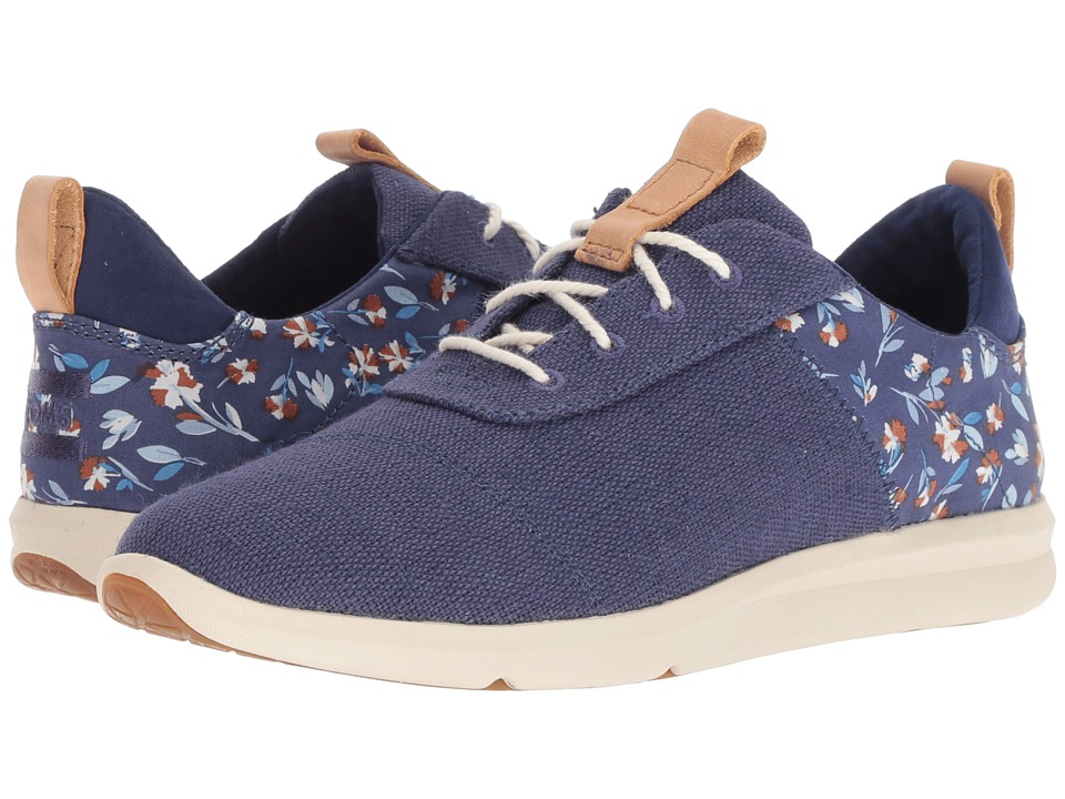 TOMS Cabrillo (Deep Cobalt Vintage Flower/Heritage Canvas)