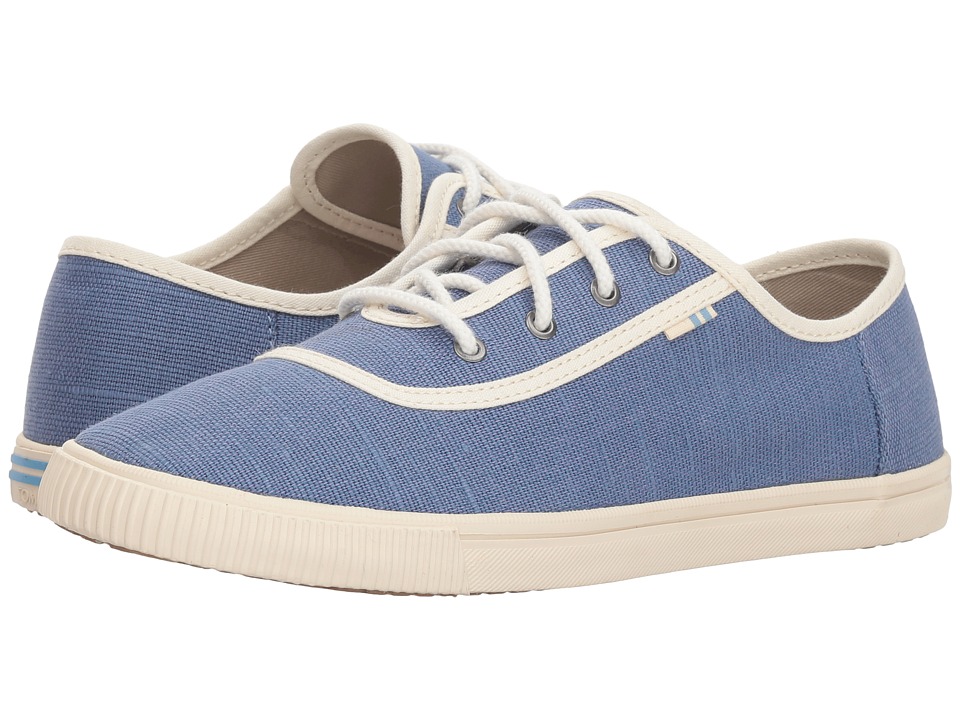 TOMS Carmel (Infinity Blue Heritage Canvas) Slip-On Shoes