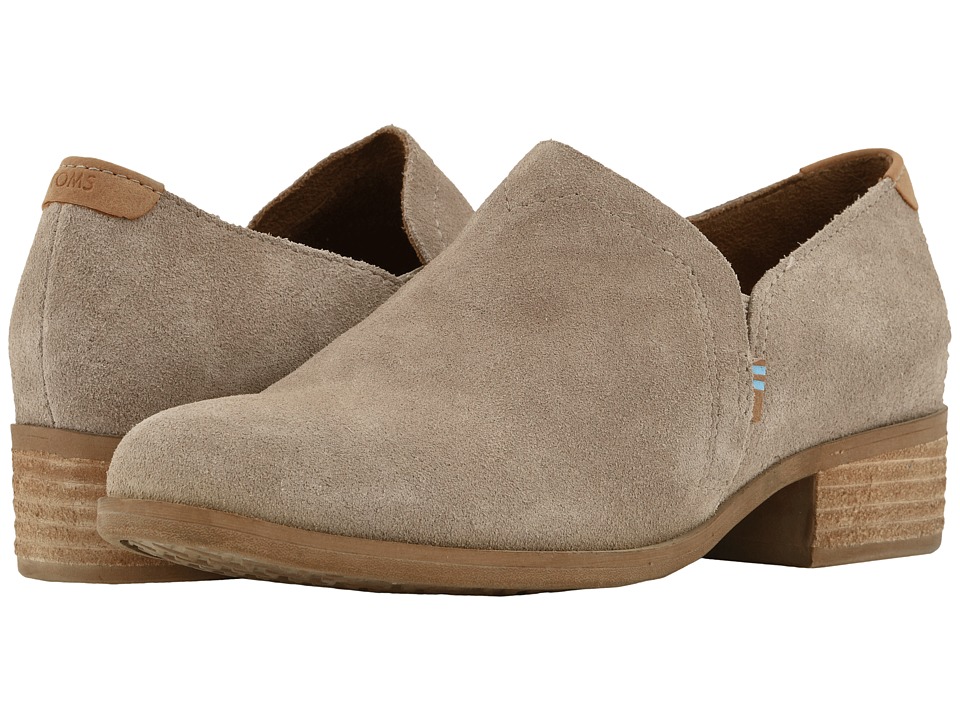 TOMS Shaye (Desert Taupe Suede) Slip-On Shoes