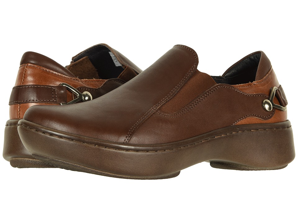 Naot Nautilus (Toffee Brown Leather Combo) Slip-On Shoes