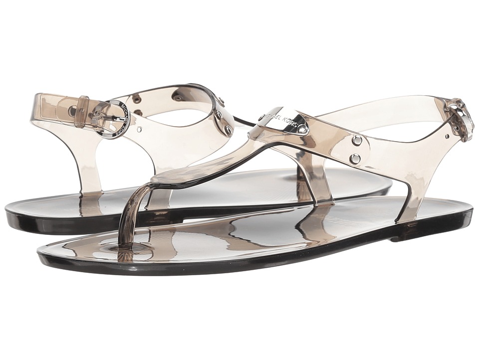 MICHAEL Michael Kors MK Plate Jelly (Smoke Clear PVC) Sandals