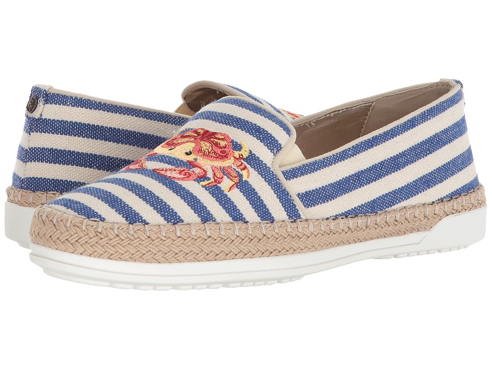 Anne Klein Zarenna (Blue/Natural Fabric) Women's Shoes