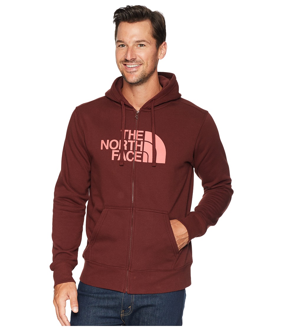 The North Face Half Dome Full Zip Hoodie (Sequoia Red/Faded) Men