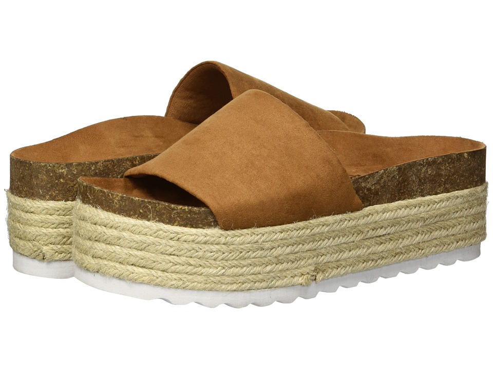 Dirty Laundry Pippa Platform Sandal (Whiskey Microsuede) Sandals
