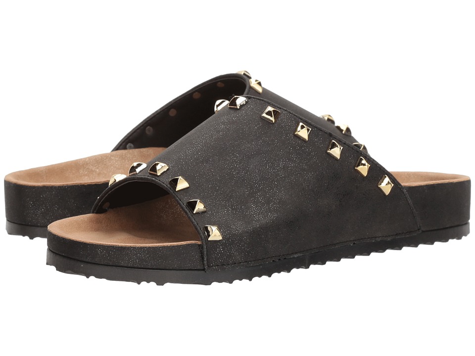Dirty Laundry Qiana Slide Sandal (Charcoal Shimmer) Sandals