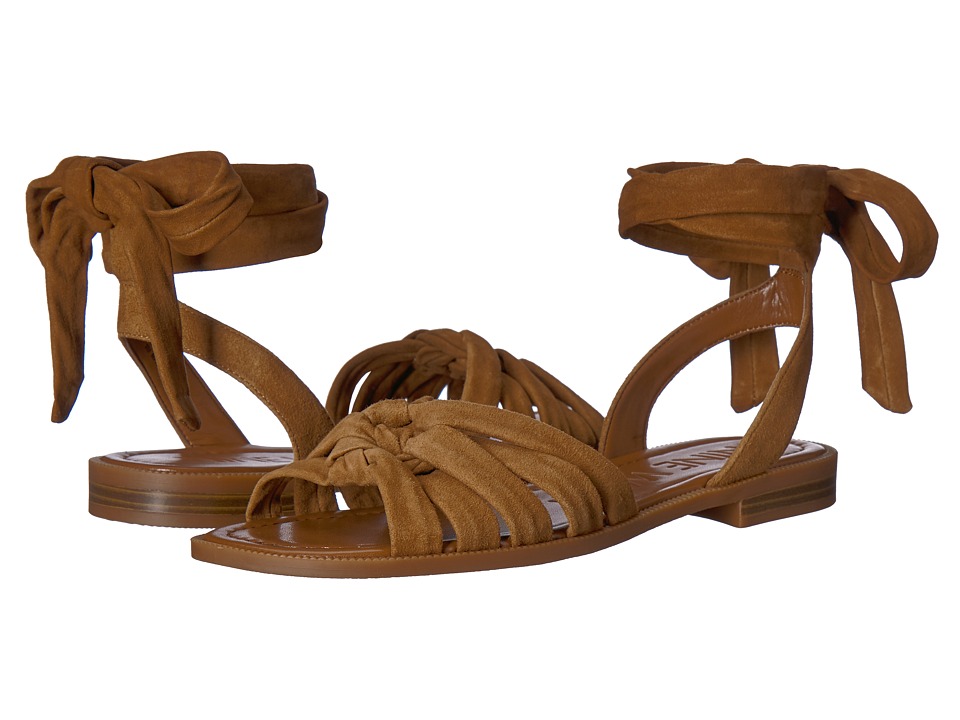 Nine West Xameera Wrap Sandal (Brown Suede) Women