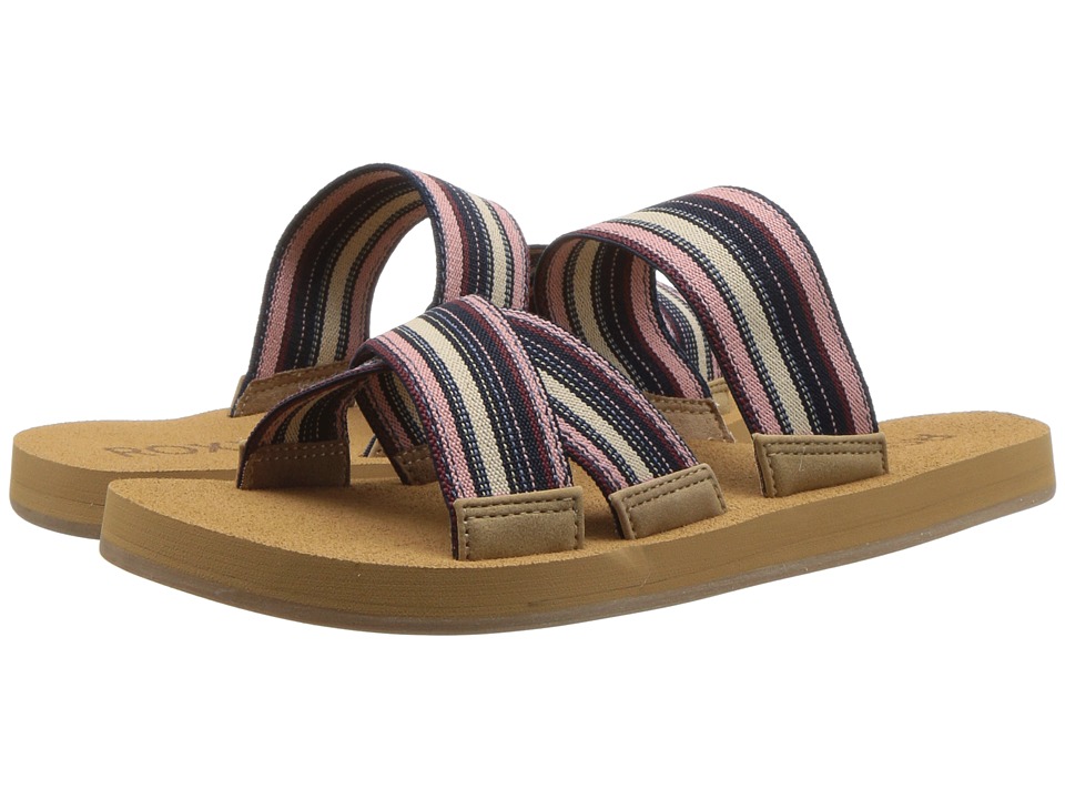 Roxy Shoreside (Dark Blue) Sandals