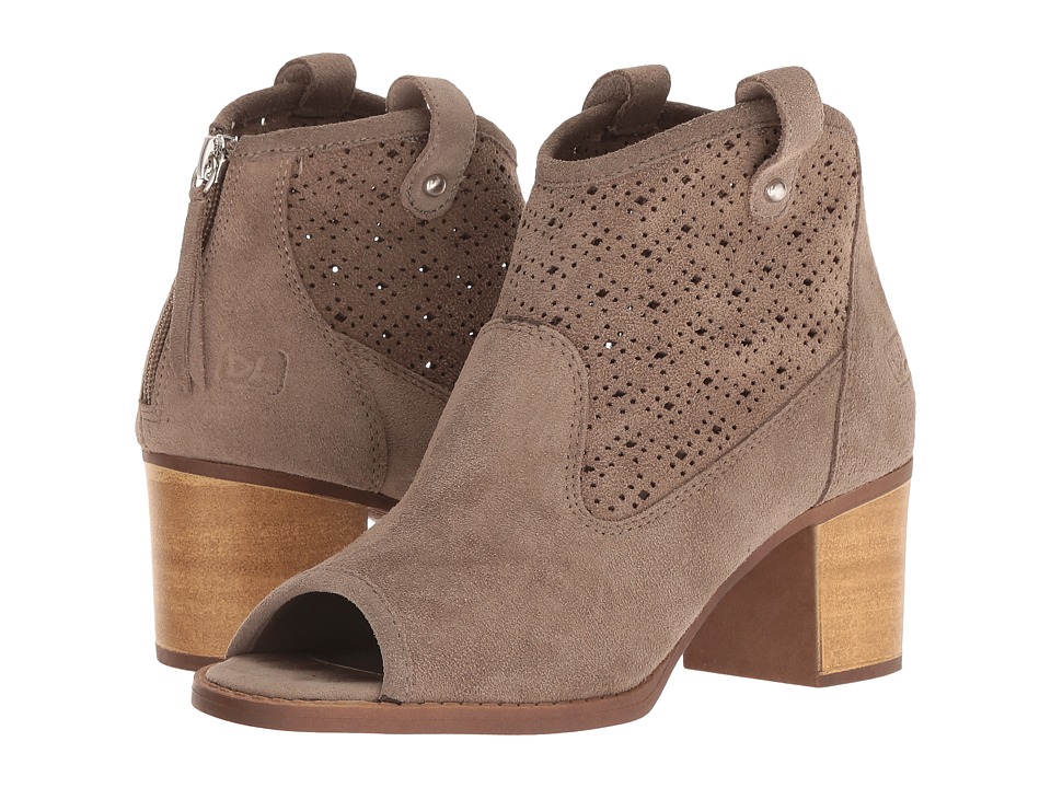 Dirty Laundry Trixie Peep Toe Bootie (Exclusive Grey) Women's Clog/Mule Shoes
