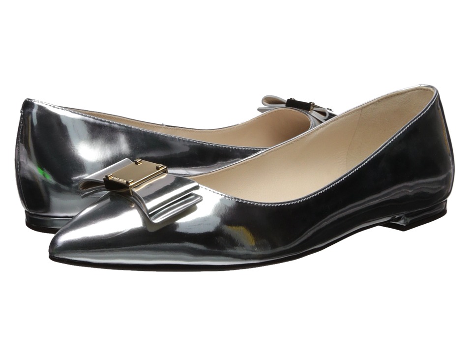 Cole Haan Tali Bow Skimmer (Cole Haan Argento Specchio) Women's Shoes