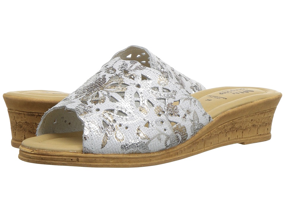 Spring Step Estella (White Mutli) Wedges