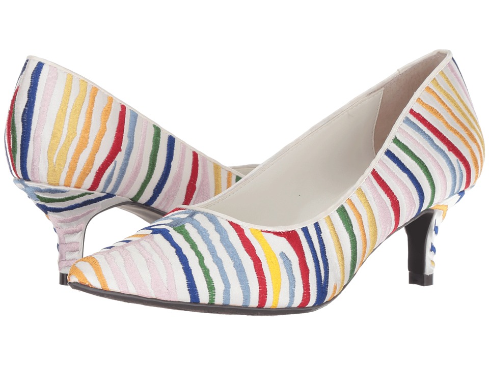J. Renee Zelaina (White/Bright Multi) High Heels