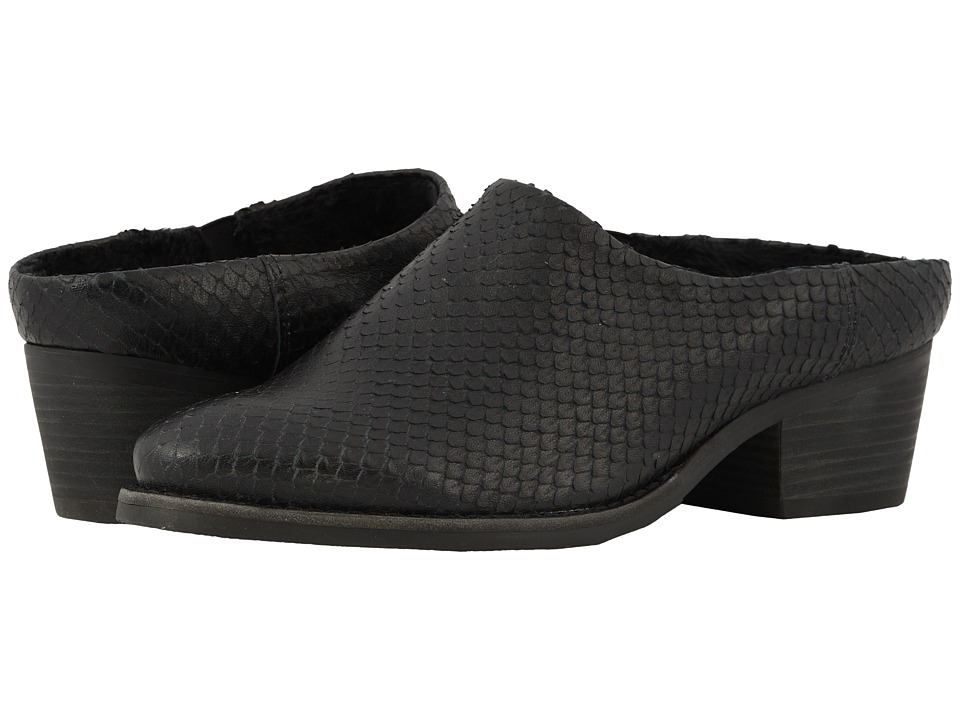 Walking Cradles Greer (Black Cut Snake Print Leather) 1-2 inch heel Shoes
