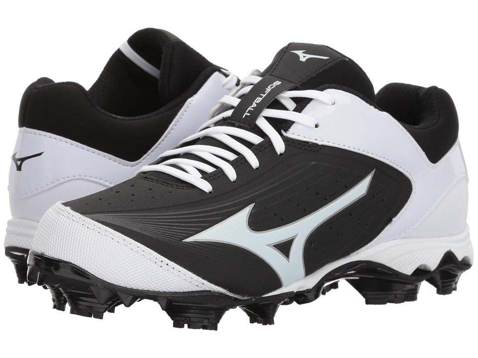 Mizuno 9-Spike Advanced Finch Elite 3 Softball (Black/White) Women's Shoes