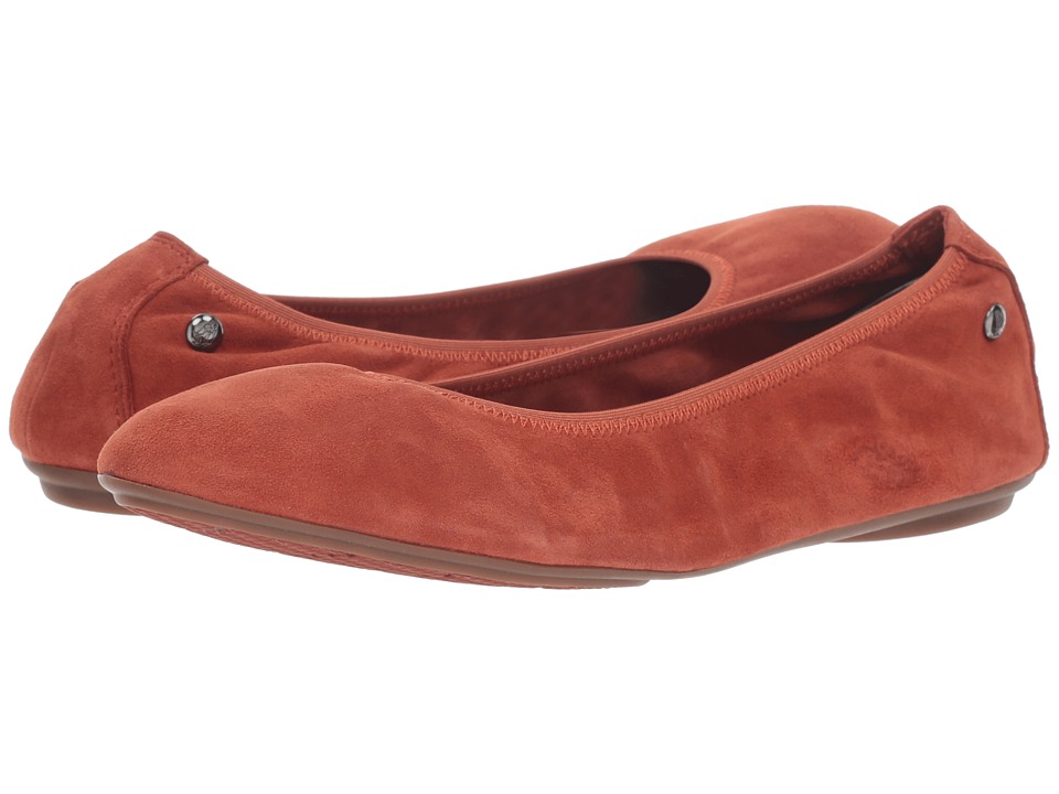 Hush Puppies Chaste Ballet (Spice Suede) Flats