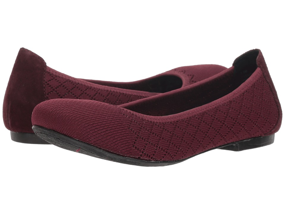 Born Julianne Knit (Burgundy Combo) Flats