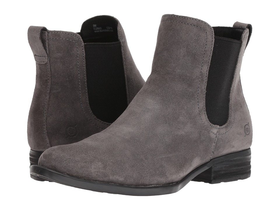 Born Casco (Dark Grey Suede) Women's Pull-on Boots
