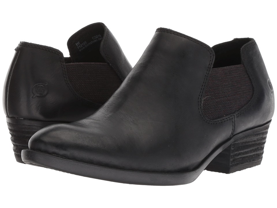 Born Dallia (Black Full Grain) Women's Pull-on Boots