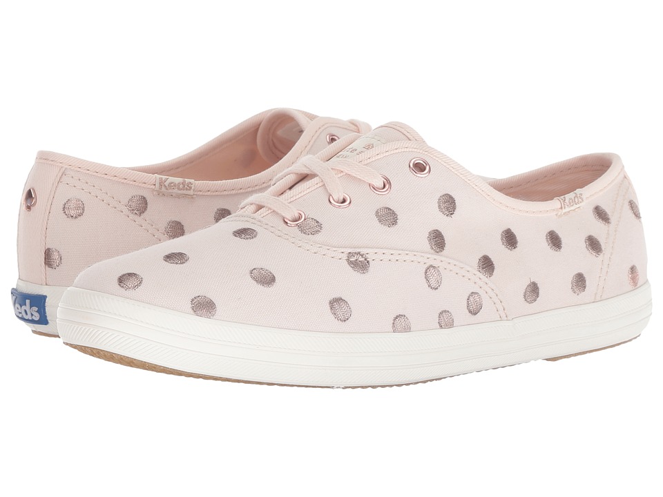 Keds x kate spade new york Champion Dancing Dot (Pale Pink) Women's Shoes