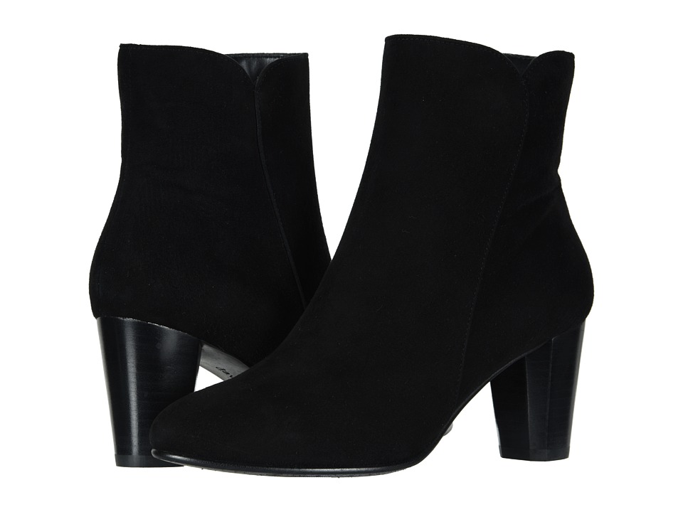 David Tate Alexa (Black Suede) Women's Dress Pull-on Boots