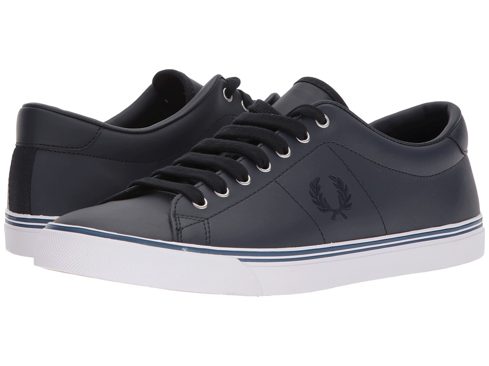 Fred Perry - Underspin Leather (Navy/Midnight Blue) Mens Shoes