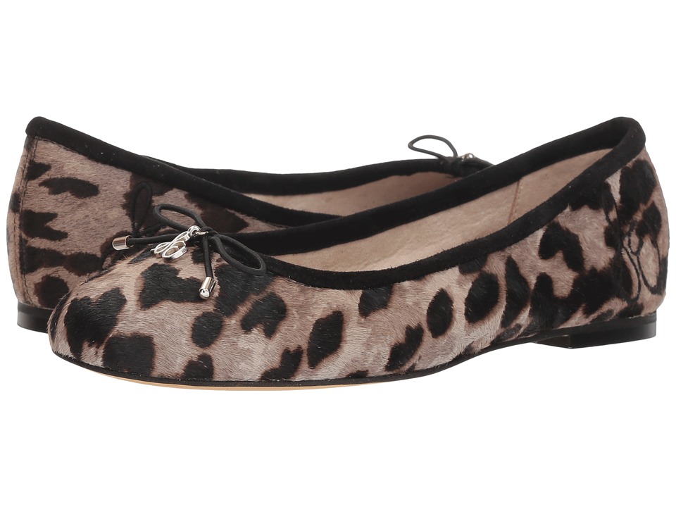Sam Edelman Felicia (Grey Multi Clouded Leopard Brahma Hair) Flats