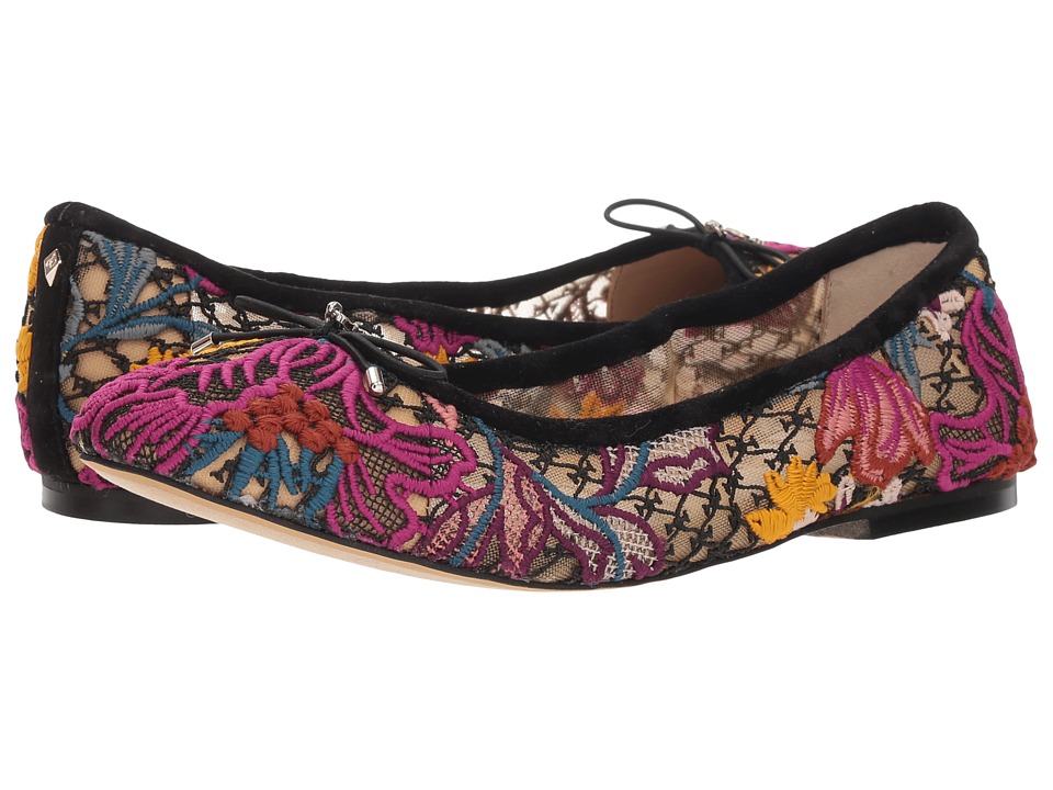 Sam Edelman Felicia (Bright Multi Floral Chintz Lace) Flats