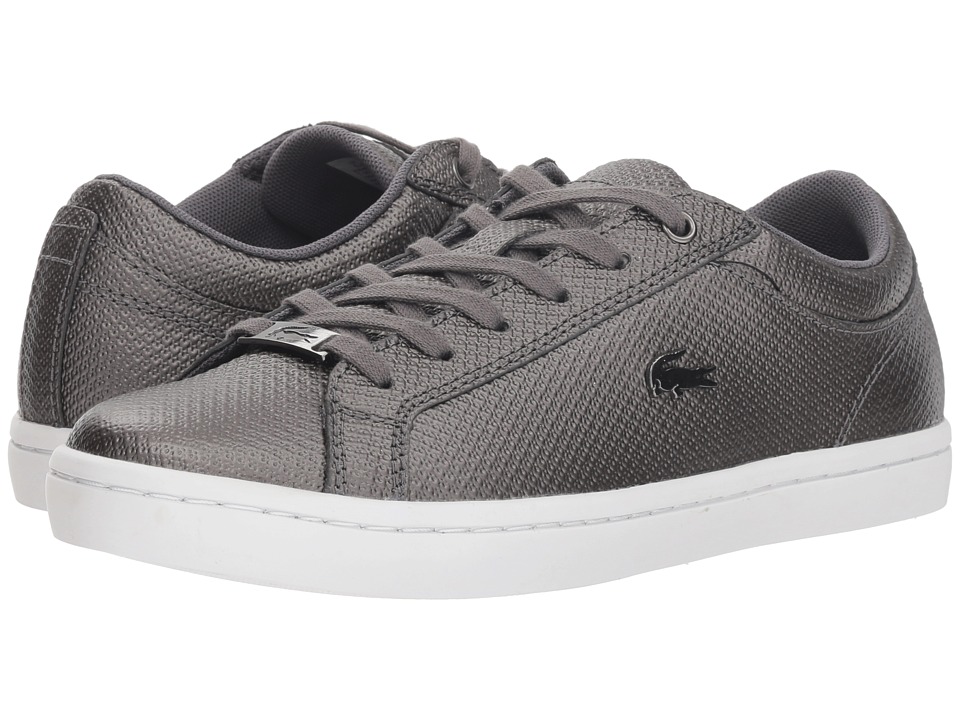 Lacoste Straightset 318 2 (Black/White) Women's Shoes