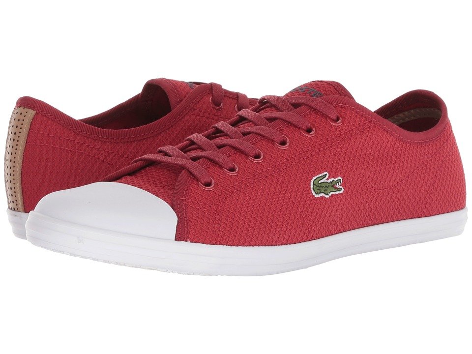 Lacoste Ziane Sneaker 318 2 (Red/White) Women's Shoes