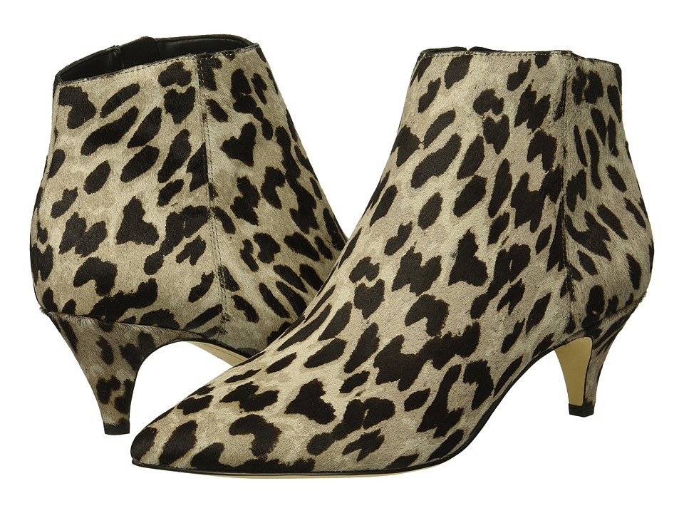 Sam Edelman Kinzey (Grey Multi Clouded Leopard Brahma Hair) Women's Dress Zip Boots