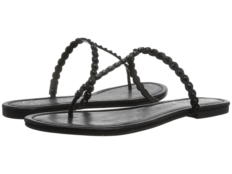 Jessica Simpson Karlee (Black Shimmer Sand) Women's Shoes