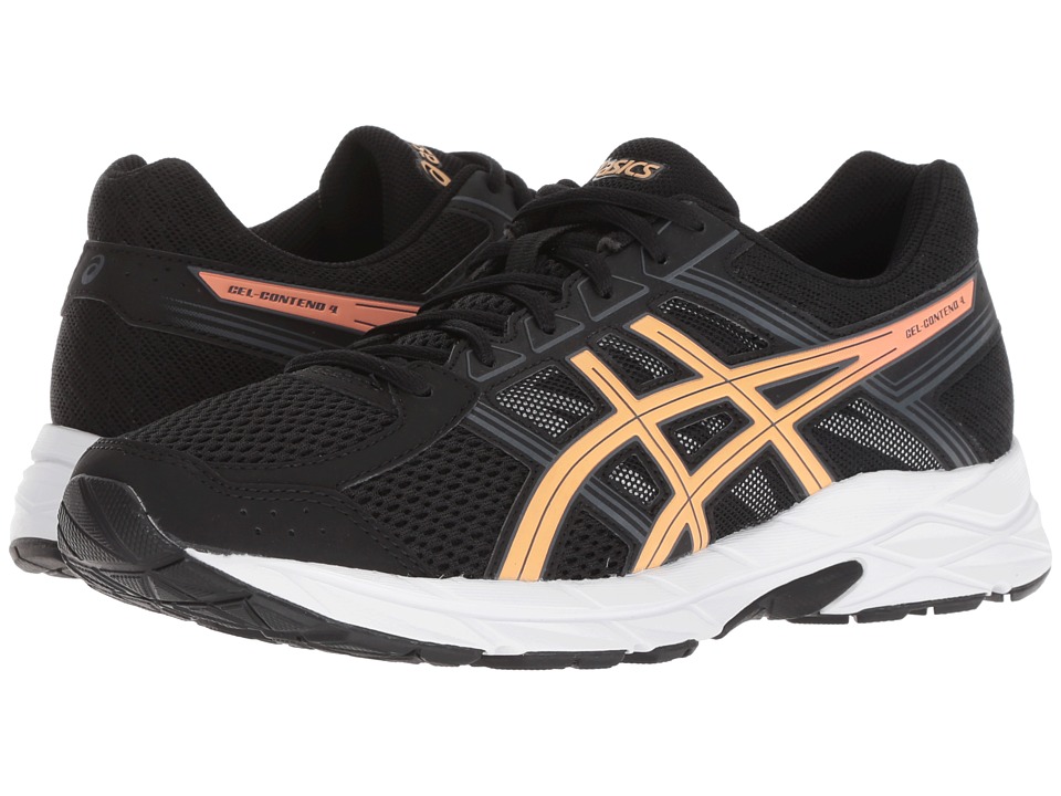 ASICS GEL-Contend 4 (Black/Apricot/Carbon) Women's Running Shoes
