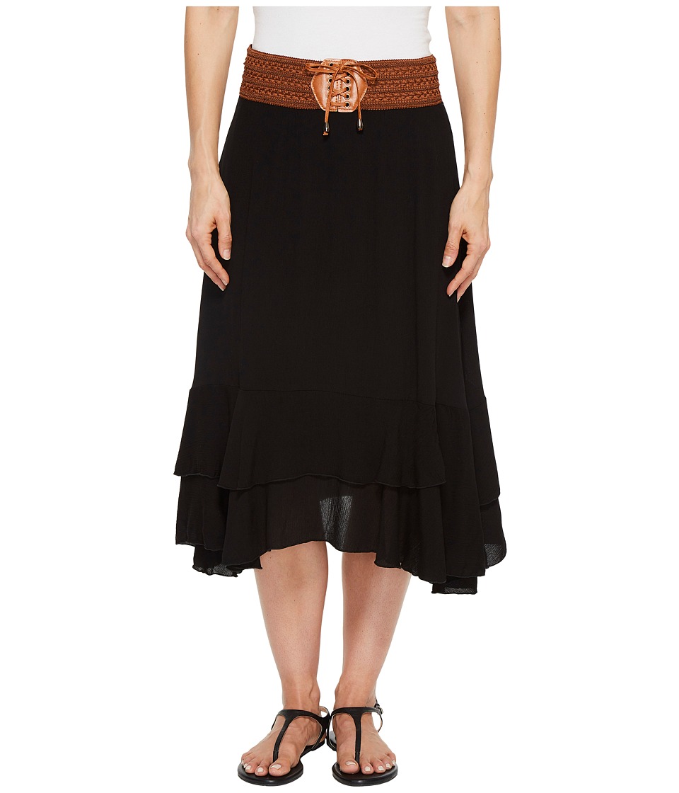 Scully Charlotte Skirt w/ Belt (Black) Women