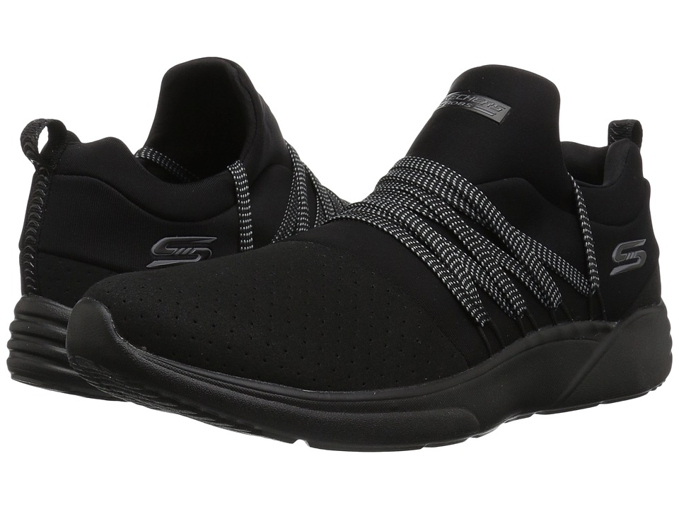 BOBS from SKECHERS Bobs Sparrow - Moon Chaser (Black/Black)