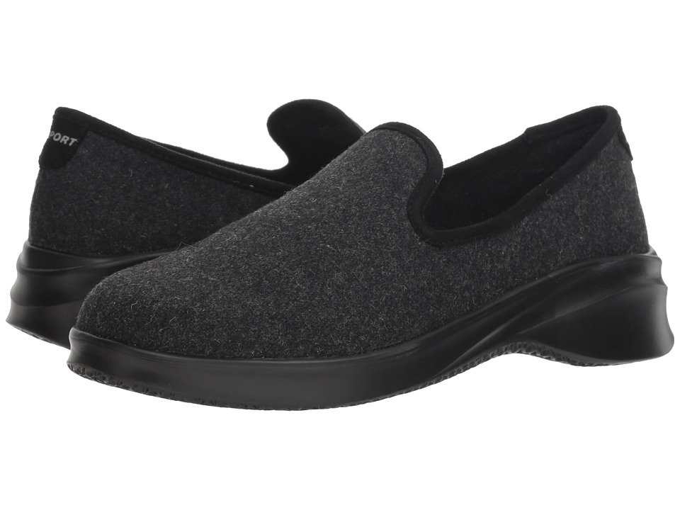 JBU Loon Wool Slip-On (Black) Women's Shoes