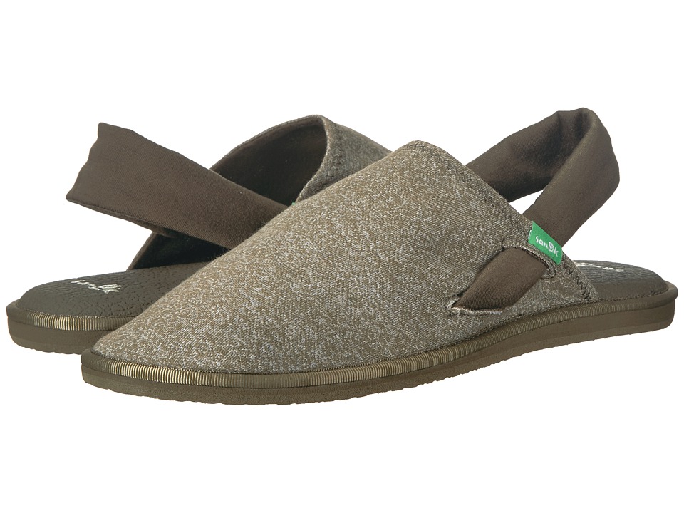 Sanuk Yoga Sling Cruz (Heather Burnt Olive) Women's Shoes