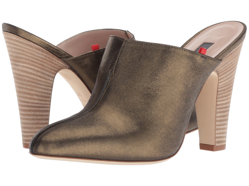SJP by Sarah Jessica Parker Rigby (Olive Metallic Leather) Women's Shoes