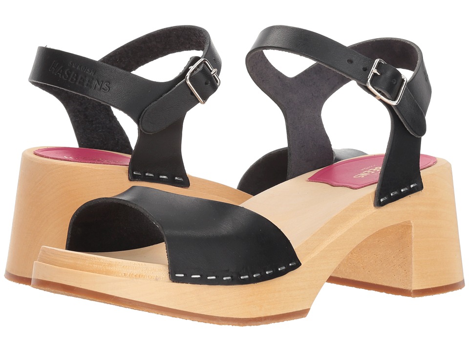 Swedish Hasbeens Mia (Black) Sandals