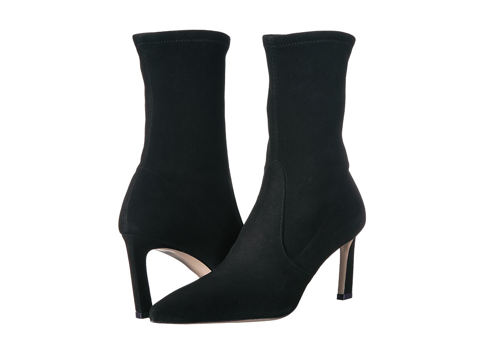 Stuart Weitzman Rapture 75 (Black Suede) Women's Shoes