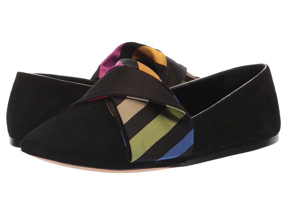 Etro Bow Flat (Black) Flats