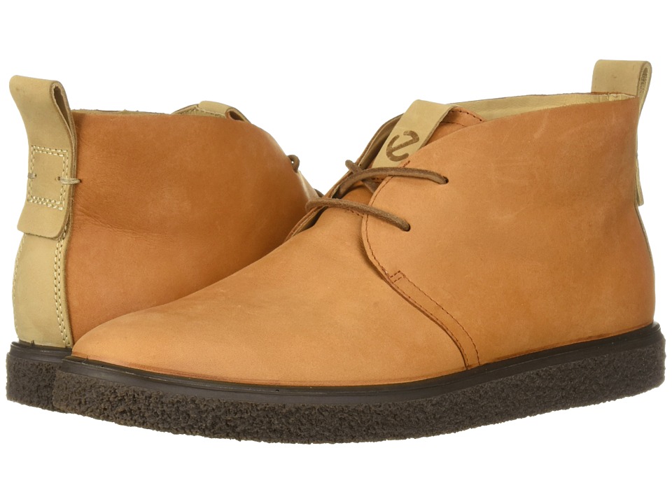 ECCO Crepetray Bootie (Amber Nubuck Leather)