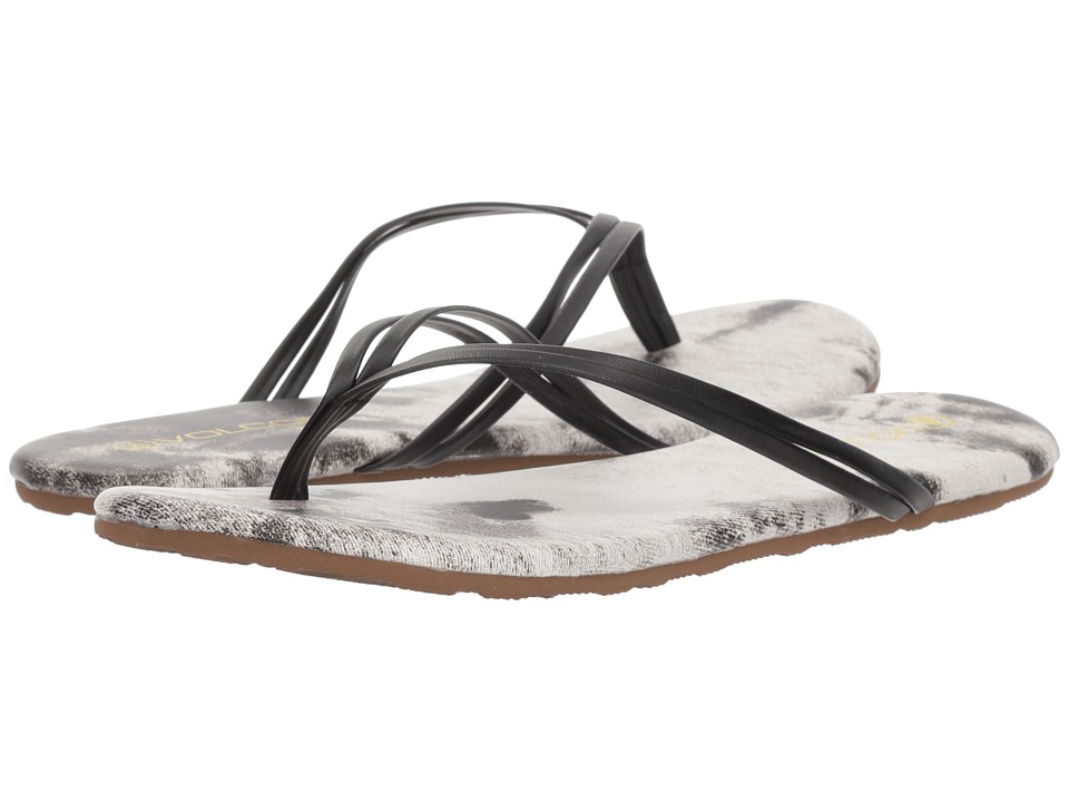 Volcom Wrapped Up (White/Black) Sandals
