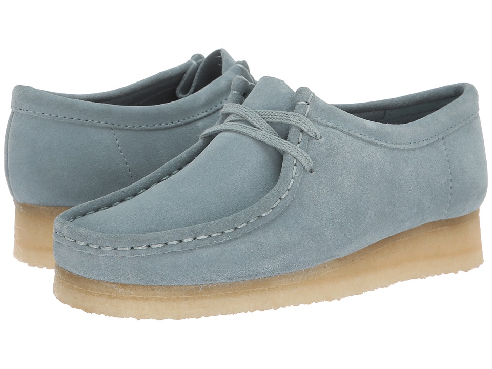 Clarks Wallabee (Blue/Grey Suede)