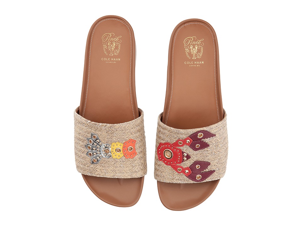 Cole Haan Pinch Lobster Sandal (Aura Orange/Natural) Women