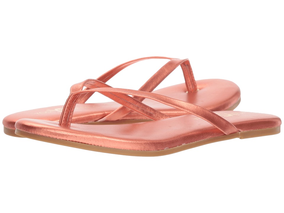Yosi Samra Rivington (Watermelon Metallic Leather) Flats