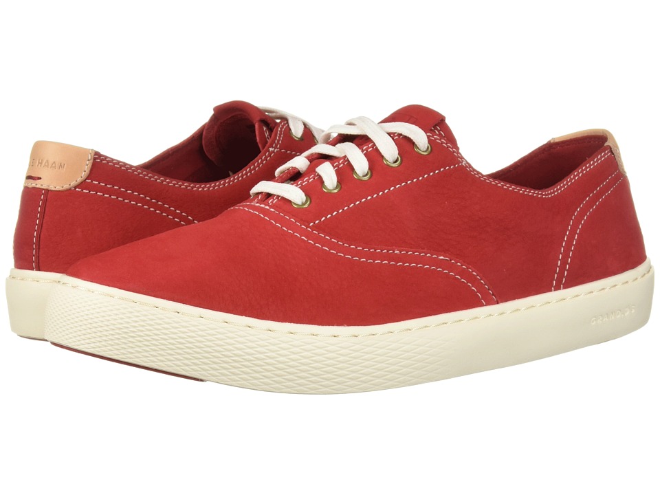 Cole Haan Grandpro Deck Oxford (Tango Red Nubuck) Men